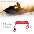Klanata Kill Switch Lanyard for Suzuki, Boat Outboard Emergency Stop Cord