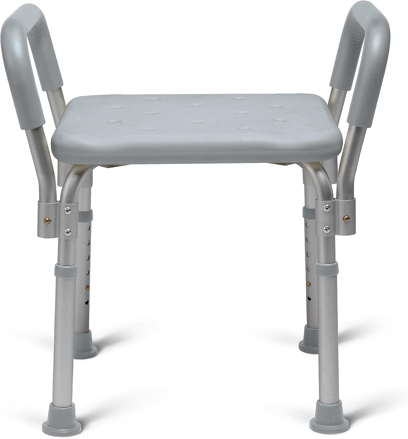 Backless Shower Chair with Arms - 350 lb. capacity, Bench, Stool, Seat for Elderly, Seniors Independent Adult and