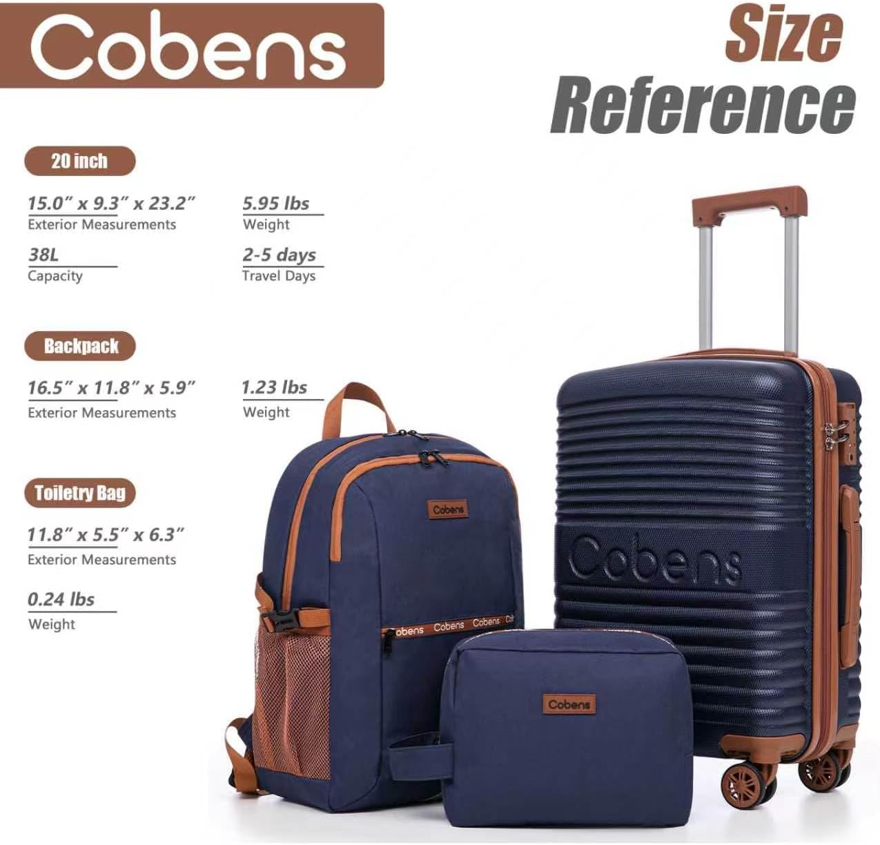 Carry on Luggage 22x14x9 Airline Approved, Suitcases with Wheels Hardshell, Lightweight Hardside Luggage Set with TSA
