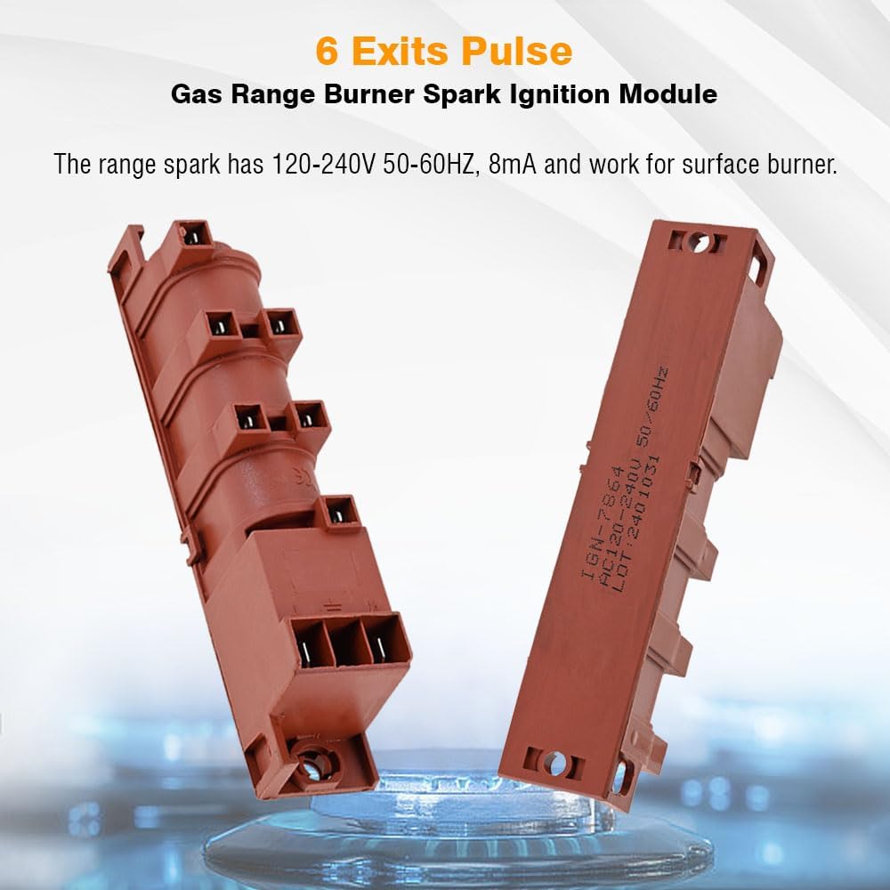 DST2010-S861 6 Exits Pulse Igniter for GE Gas Range AP5986240 PS11725181