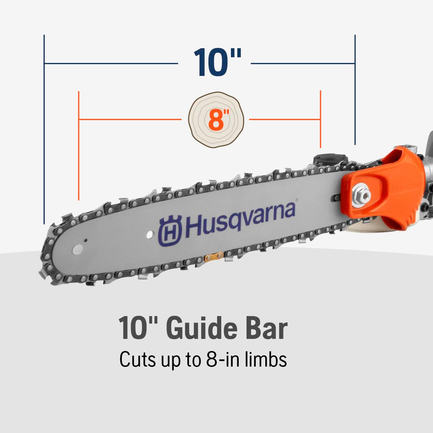 PA310 10-Inch Pole Saw Attachment Only, Fits Husqvarna 122LK Trimmers, 330LK Gas Trimmers and 330iK Combi Switch