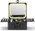 Makeup Box with Detachable Magnetic LED Mirror, Travel Train Case | Makeup Organizer, Cosmetic Travel Bag for Women