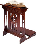 Florentine Prayer Bench Kneeler Church Prayer Bench Stool with Shelf and Cushion Prayers Kneeler for Home Church