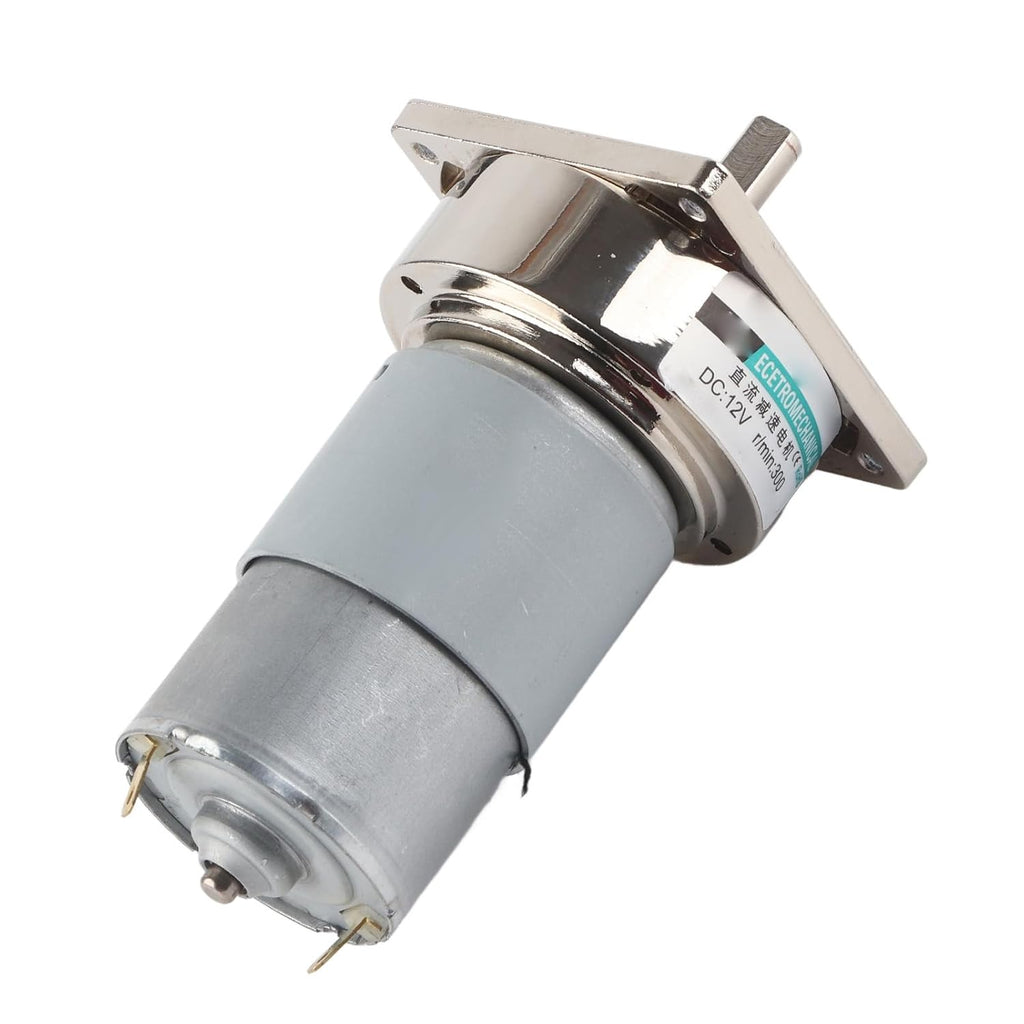 Jiawu 35W 12V DC Geared Motor, Adjustable Speed Large Torque (300 RPM)