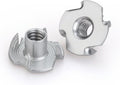 304 Stainless Steel T-Nuts 4-Pronged M8 (25 PCS)
