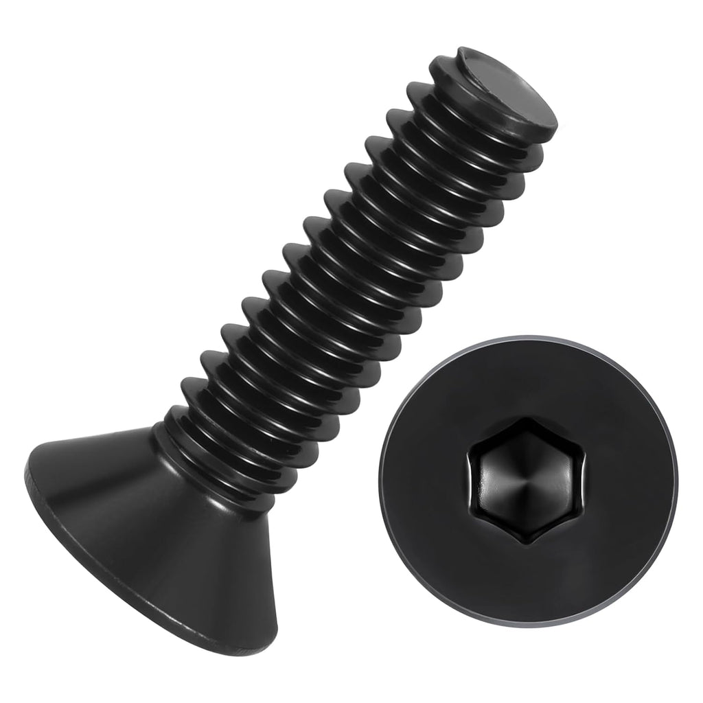 100Pcs #10-32x3/4 Flat Head Socket Cap Screw Countersunk Bolt