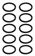 Sterling Seal & Supply 003 Buna/Nitrile O-Ring, 90A Durometer, Black, 1/16" ID, 3/16" OD, 1/16" Width (Pack of 10)