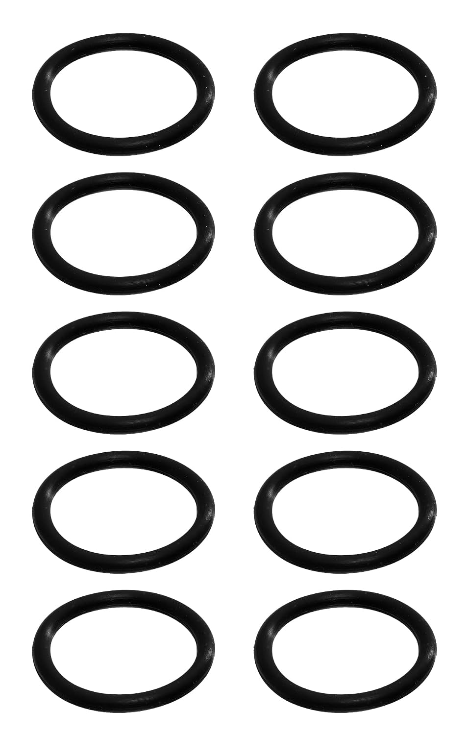 Sterling Seal & Supply 003 Buna/Nitrile O-Ring, 90A Durometer, Black, 1/16" ID, 3/16" OD, 1/16" Width (Pack of 10)