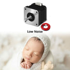 [5pcs of Pack] Nema 17 Stepper Motor, 17HS4401 2 Phase Step Motor Bipolar 1.5A 59.5oz.in(42Ncm) 42x42x38mm 4-Wire 1M Long Cable for 3D Printer