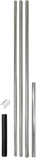 B.E.S.T. 15' Telescoping Martin House Steel Pole Kit, Easy Raise & Lower