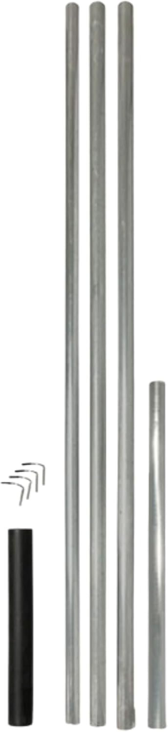 B.E.S.T. 15' Telescoping Martin House Steel Pole Kit, Easy Raise & Lower