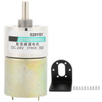 FTVOGUE DC Gear Motor with Metal Gears, 24V 300 RPM Adjustable Speed