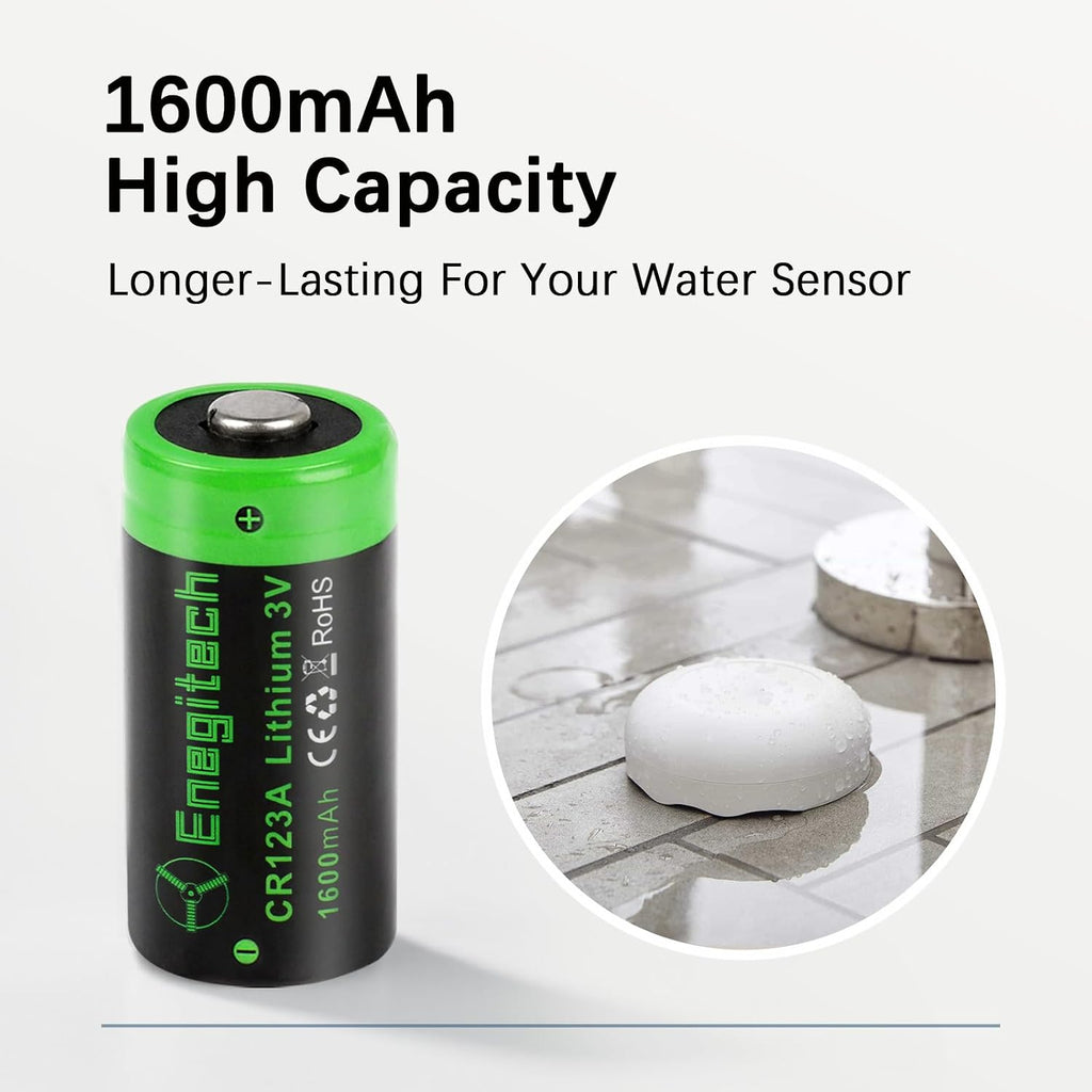 CR123A 3V Lithium Battery, 123 3 Volt Lithium Battery, for Home Security Sensor Motion Sensor Door Lock High