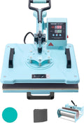 Heat Press Machine, 12 x 15 inch, 5 in 1 Heat Transfer Machine with 30 oz Tumbler Press, 360° Swing Away T-Shirt