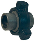 Dixon HU200200BW Steel Hammer Union, Butt Weld 200 Series, Grey Sub, Blue Nut, 2" ID, Forged Steel/Schedule 40