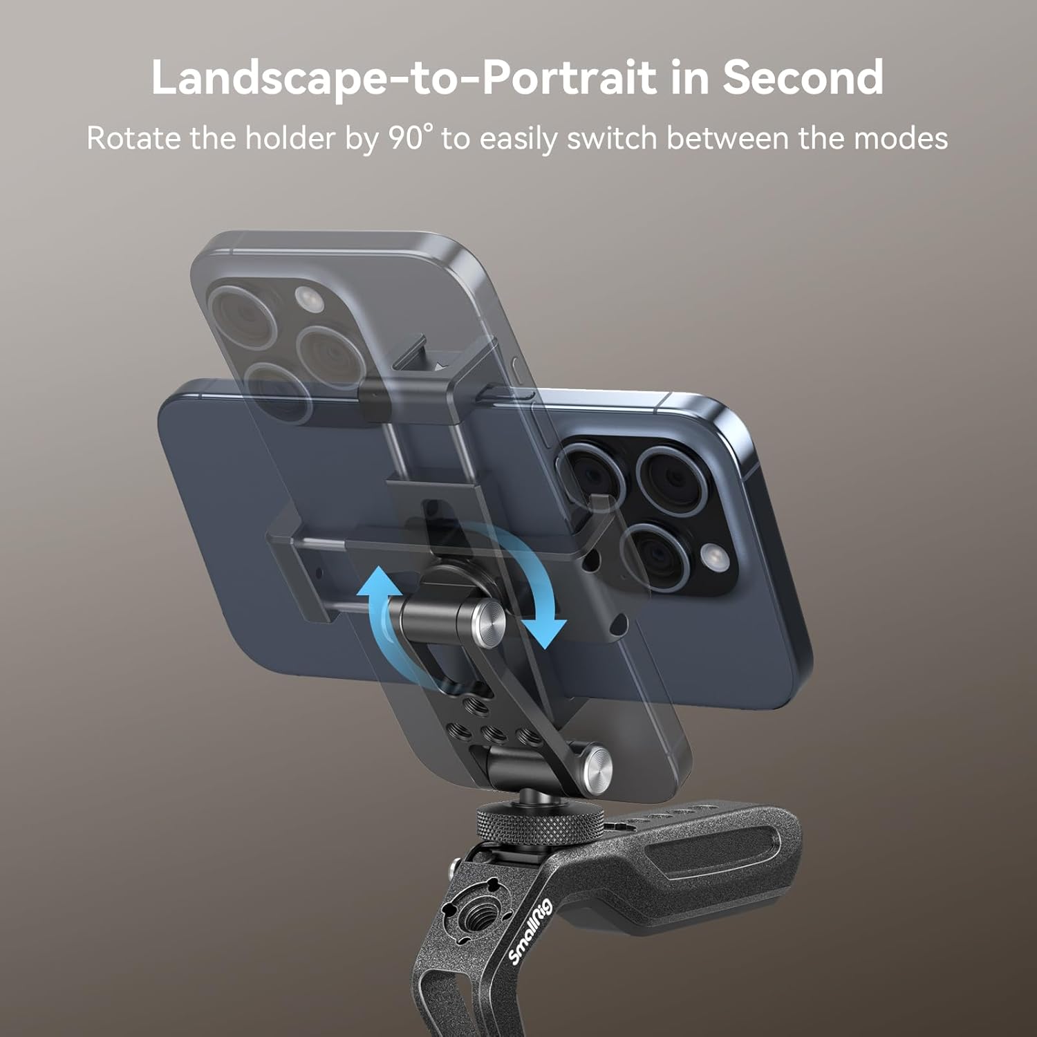 Universal Metal Phone Support with Cold Shoe Mount, Smartphone Holder Adapter Support Free Adjustment Joints, Phone