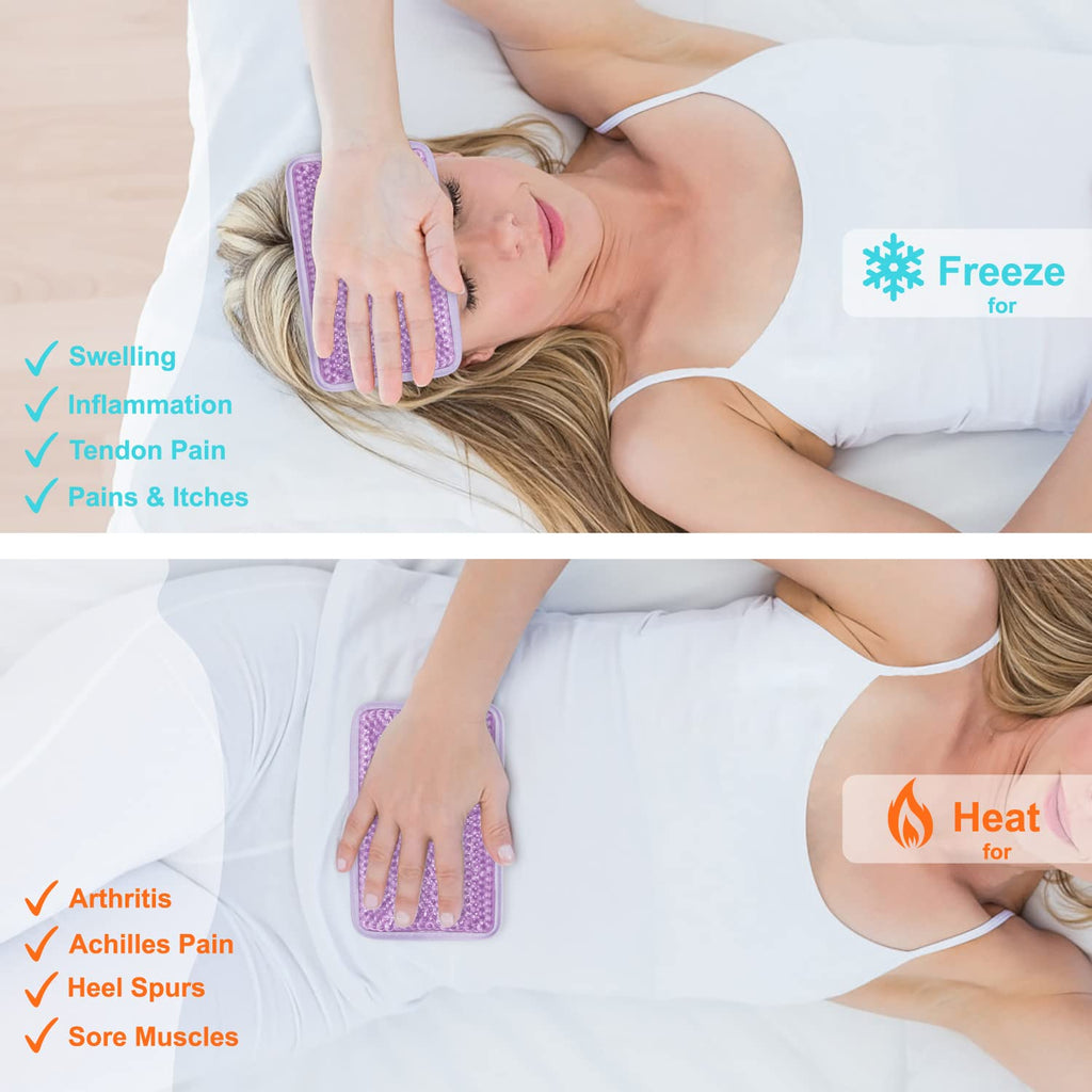 Gel Ice Pack for Injuries Ice Bag with Strap-1 Pack Reusable Hot Cold Pack