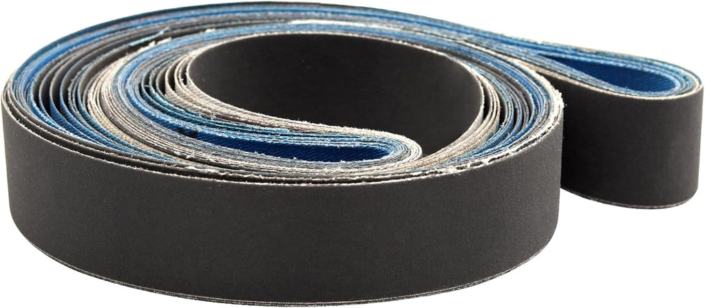 12 Pack 2 x 42 Inch Sanding Belts 600 800 1000 Grit for Knife Sharpening