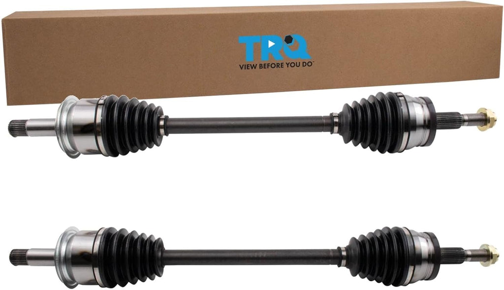TRQ Rear Driver and Passenger Side CV Axle Assembly Set 2 Piece