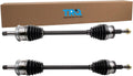 TRQ Rear Driver and Passenger Side CV Axle Assembly Set 2 Piece