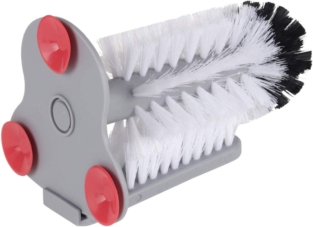Glass Cup Washer With Double Bristle Brush for Bar Kitchen Sink