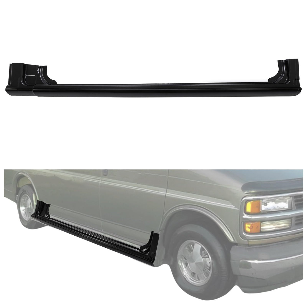 KUAFU Door Rocker Panel Compatible with 1996-2017 Express