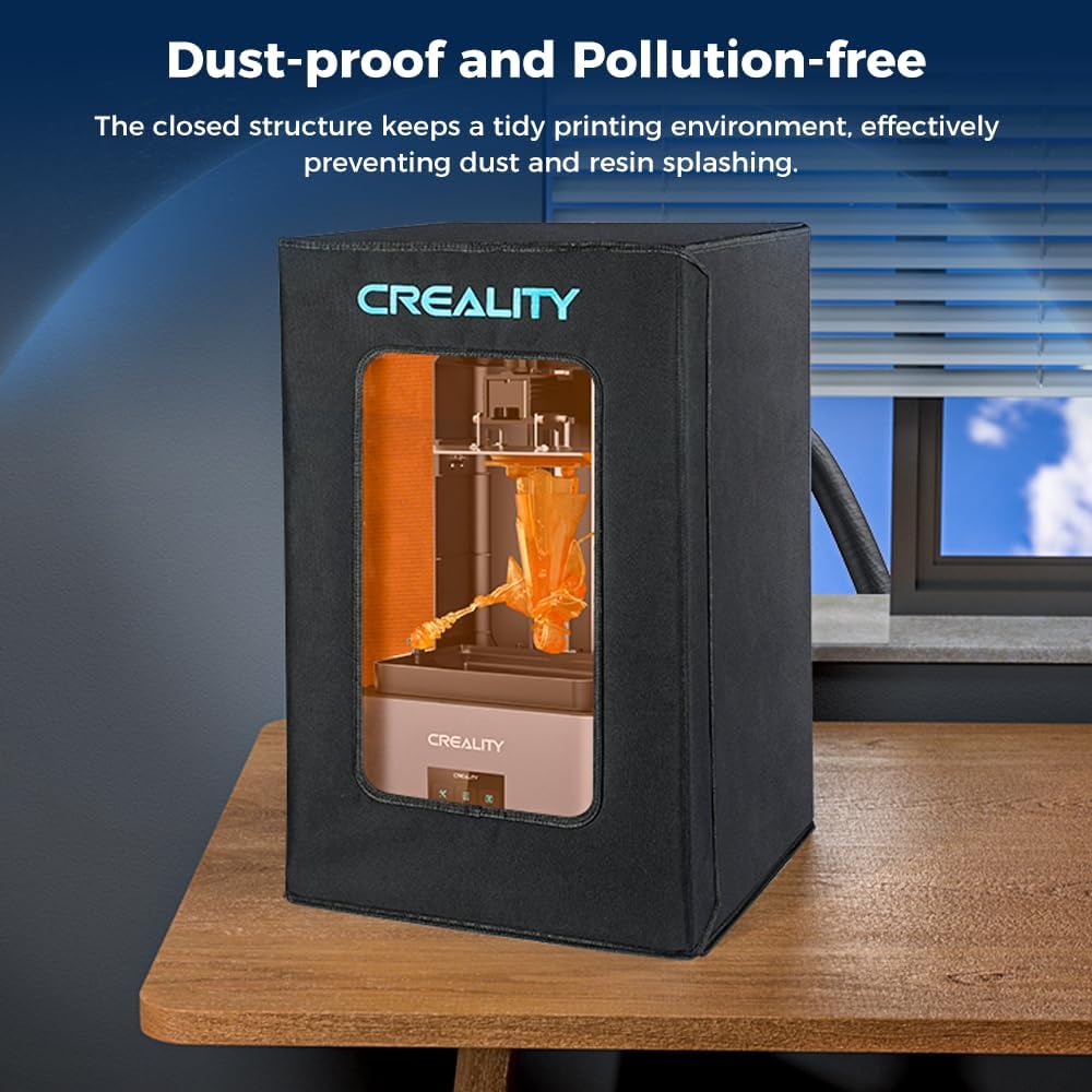 Resin 3D Printer Enclosure with Ventilation,3D Printer Enclosure Tent Cover Eliminate Odors Dustproof Isolate Noise