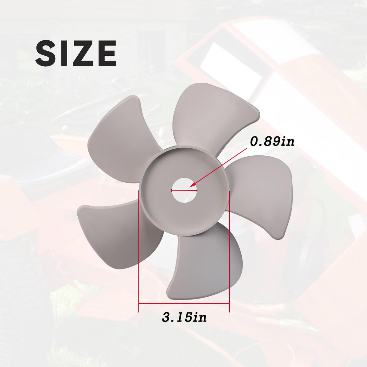 Ciuouient 1Pc C16616 Engine Cooling Fan,5-Blade,Replace A70084,C14494