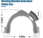 BYQQ U-Shaped Washing Machine Drain Hose Hook 1PK- Durable Material, Fits Multiple Washer Models, Solves Drainage Issues