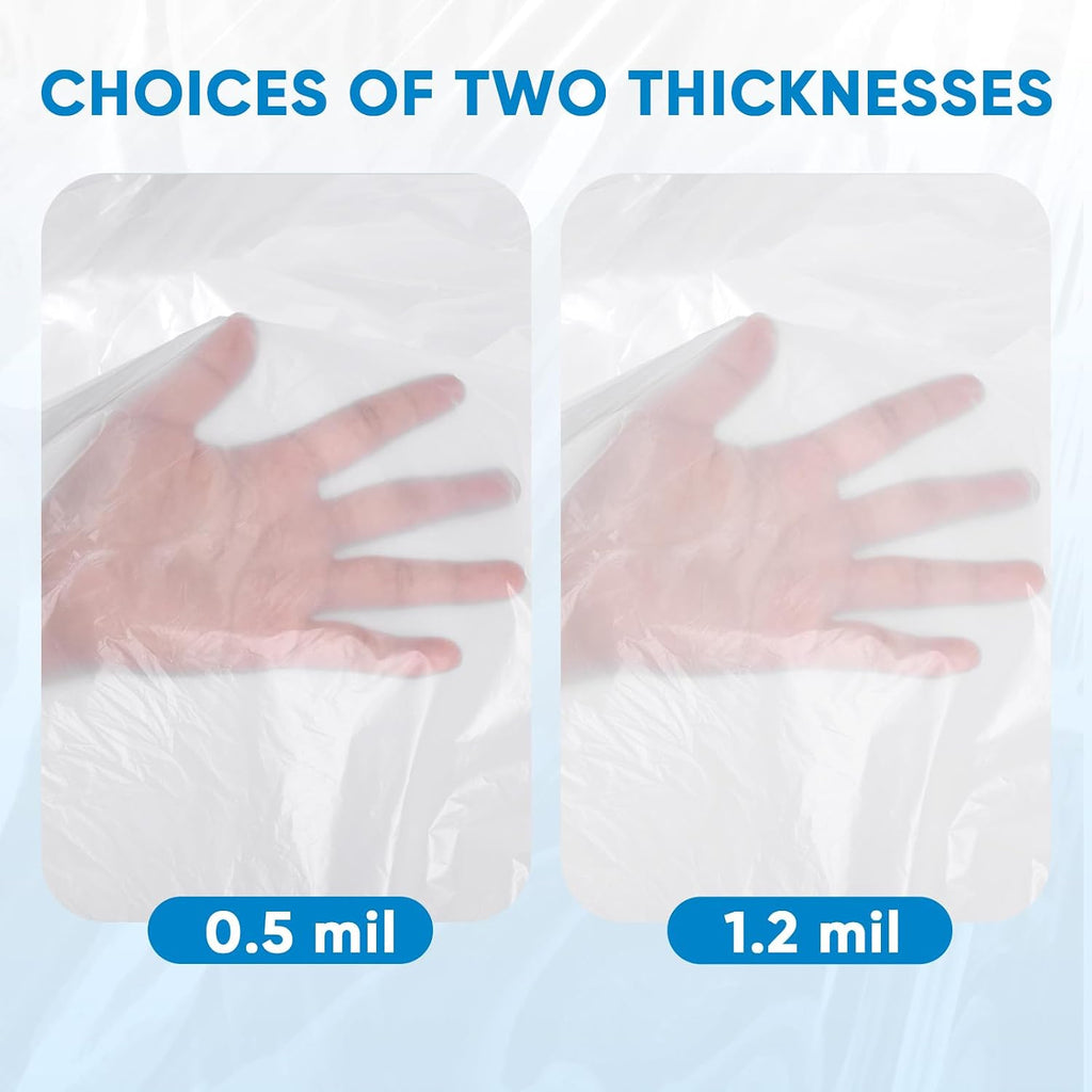 12 x 9 Ft Plastic Drop Cloth for Painting, Waterproof Painters Plastic Sheeting, Painting Tarp for Furniture Cover