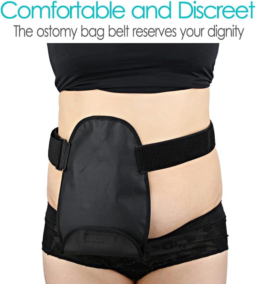Waterproof Ostomy Bag Cover Belt Adjustable Washable Colostomy Bag Covers Protector Reusable Stoma Urostomy Ileostomy