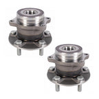 TRQ 2 Piece Rear Wheel Bearing & Hub Assembly Set