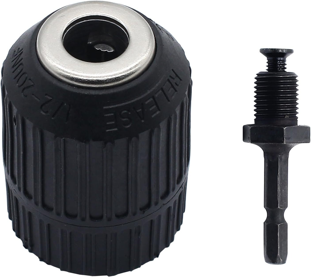 1/2" Quick Change Keyless Drill Chuck Adapter 2.0-13mm