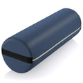 Jumbo Round Massage Table Bolster Pillow Pad - 26 x 9 Inch - Blue