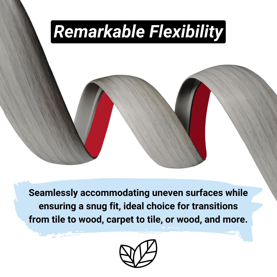 Floor Transition Strip Self Adhesive Carpet Wood Tile Vinyl Flooring Laminate Transition Cover Edge Trim Gap Doorway