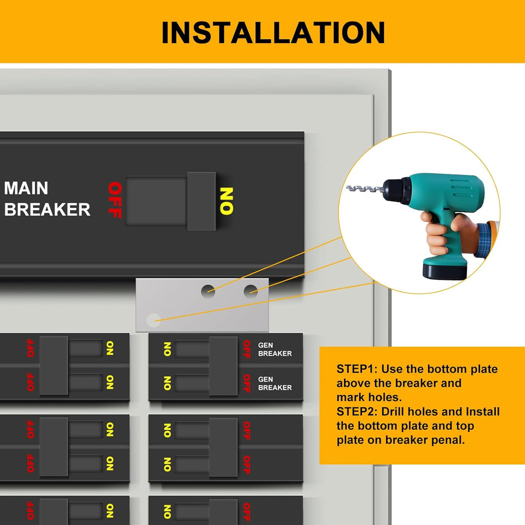 Generator Interlock Kit Compatible with Square D QO