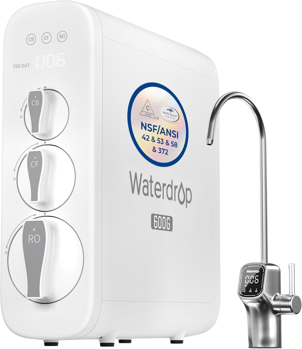 G3P600 Tankless Reverse Osmosis Water Filter System, 600 GPD