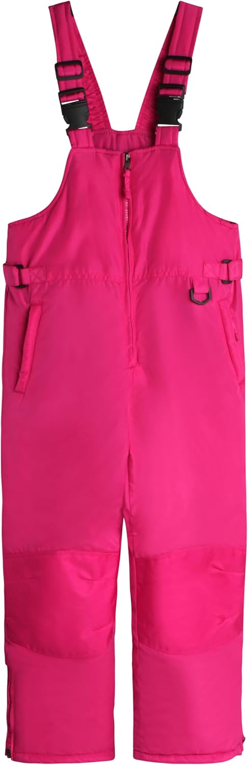 Kids Snow Bib - Insulated Winter Bib Overalls for Girls and Boys | Warm Winter Play Gear, Adjustable Waistband, Cozy