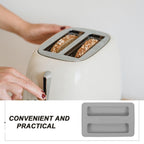 Cabilock 2 Slice Toaster Bread Machine Cover Bread Maker Upper Cover Silicone Breakfast Maker Lid Protective for Replacement