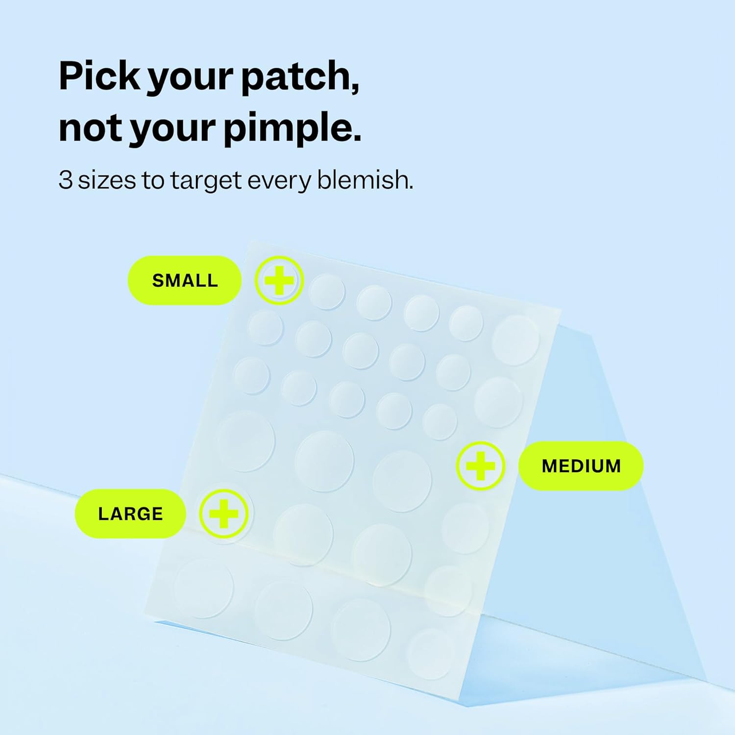 Acne Spot Dots (60 ct) - Hydrocolloid Pimple Patches for Face - Absorb Gunk, Protect Picking & Support Healing - 3