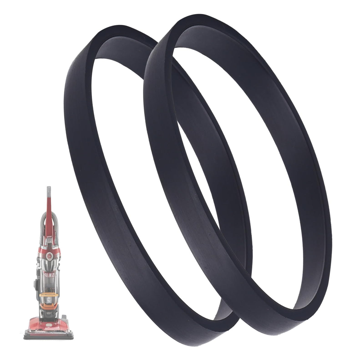 2-Pack Replacement Vacuum Cleaner Belts for Hoover WindTunnel T-Series
