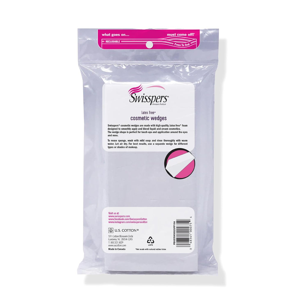 Premium Cosmetic Wedges, Latex-Free, 32 Count (Pack of 6)