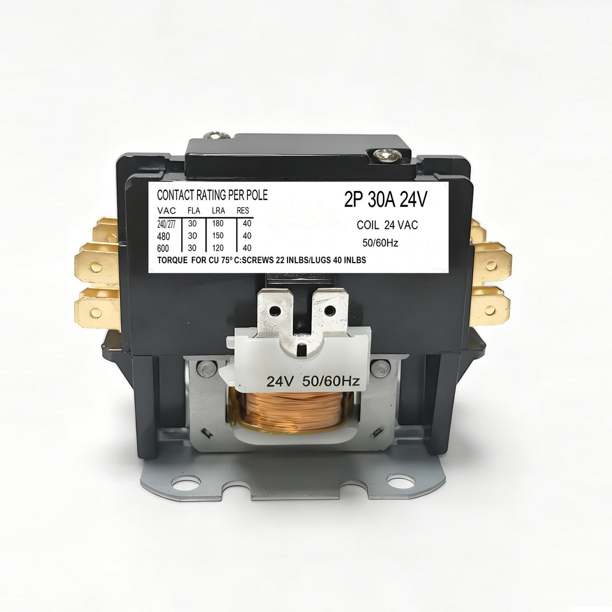 2Pole FLA 30 Amp Definite Purpose Air Conditioner Contactor