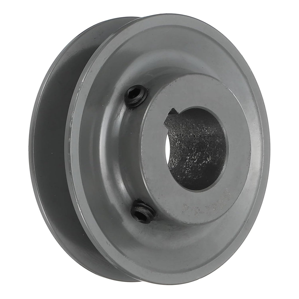 uxcell BK32-3/4 V-Belt Sheave 3/4" Bore, 3.35" OD, Single Groove Web Sheave