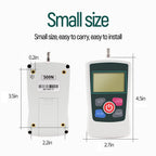 500N Digital Force Gauge Push and Pull Tester Meter with 4 Measurement Units N Kg Lb Oz, Automatic Backlight, Buzzer Alarm Function,1% Accuracy