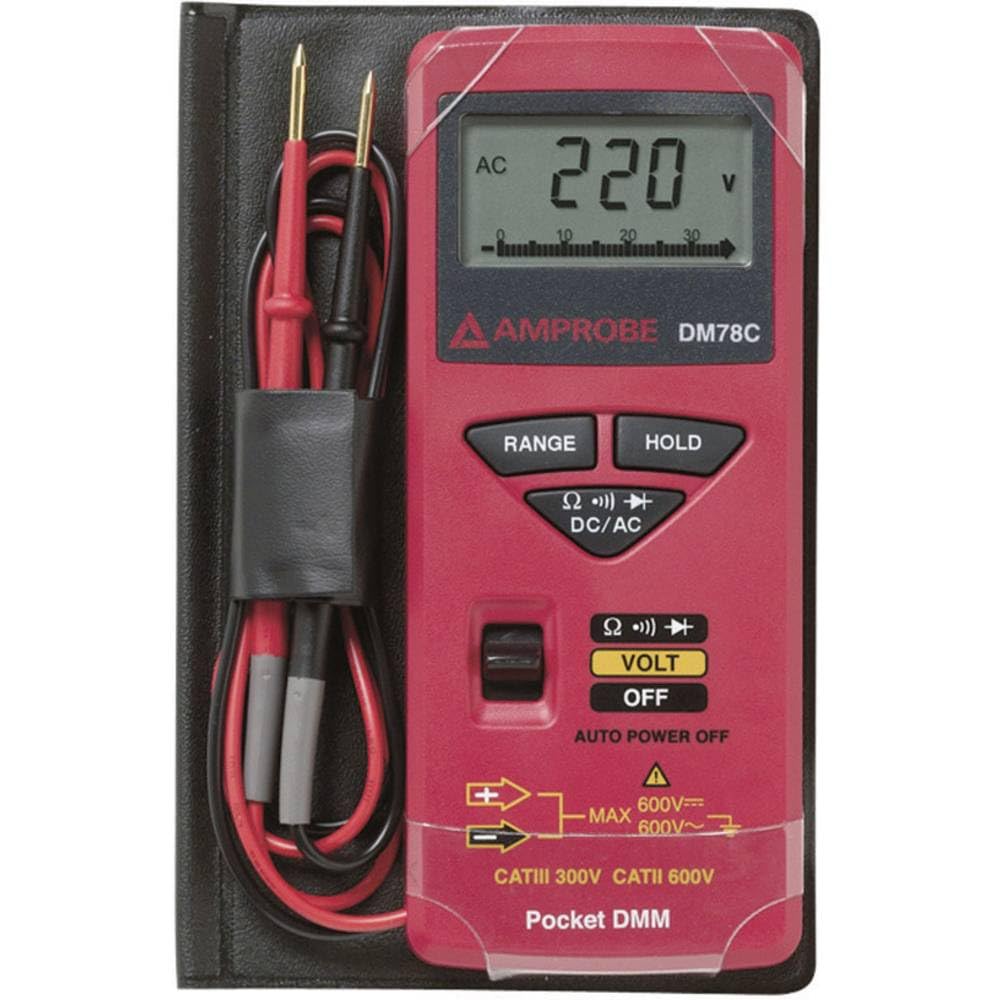 Amprobe-3156830 DM78C Credit Card Size Digital Multimeter
