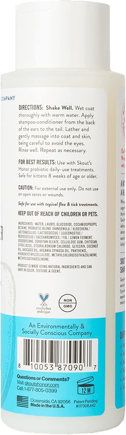 Probiotic Cat Shampoo and Conditioner, 16 oz