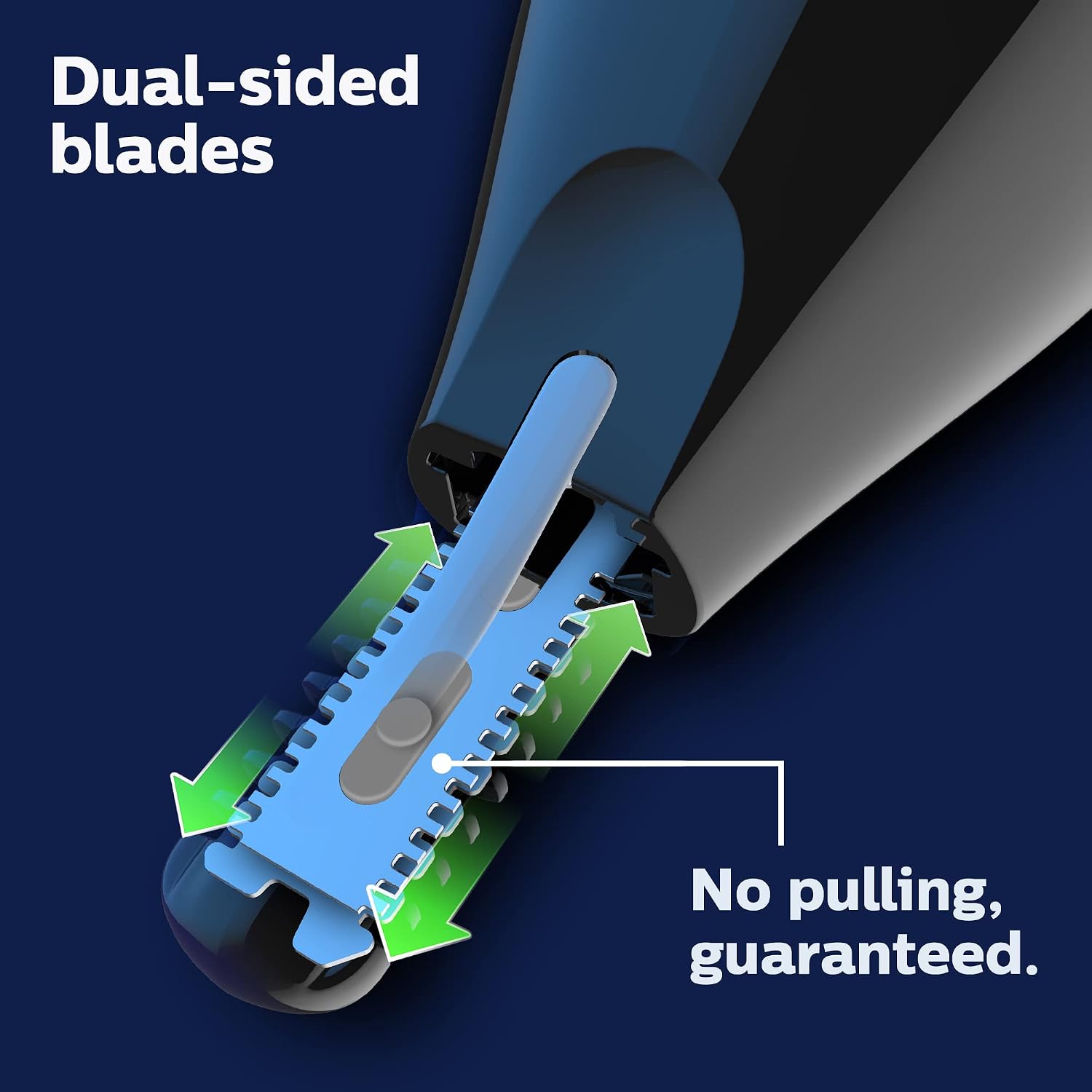 Philips Nose Trimmer 3000, for Nose, Ears & Eyebrows | Protective Guard System, Dual-Sided Steel Blades, Eyebrow