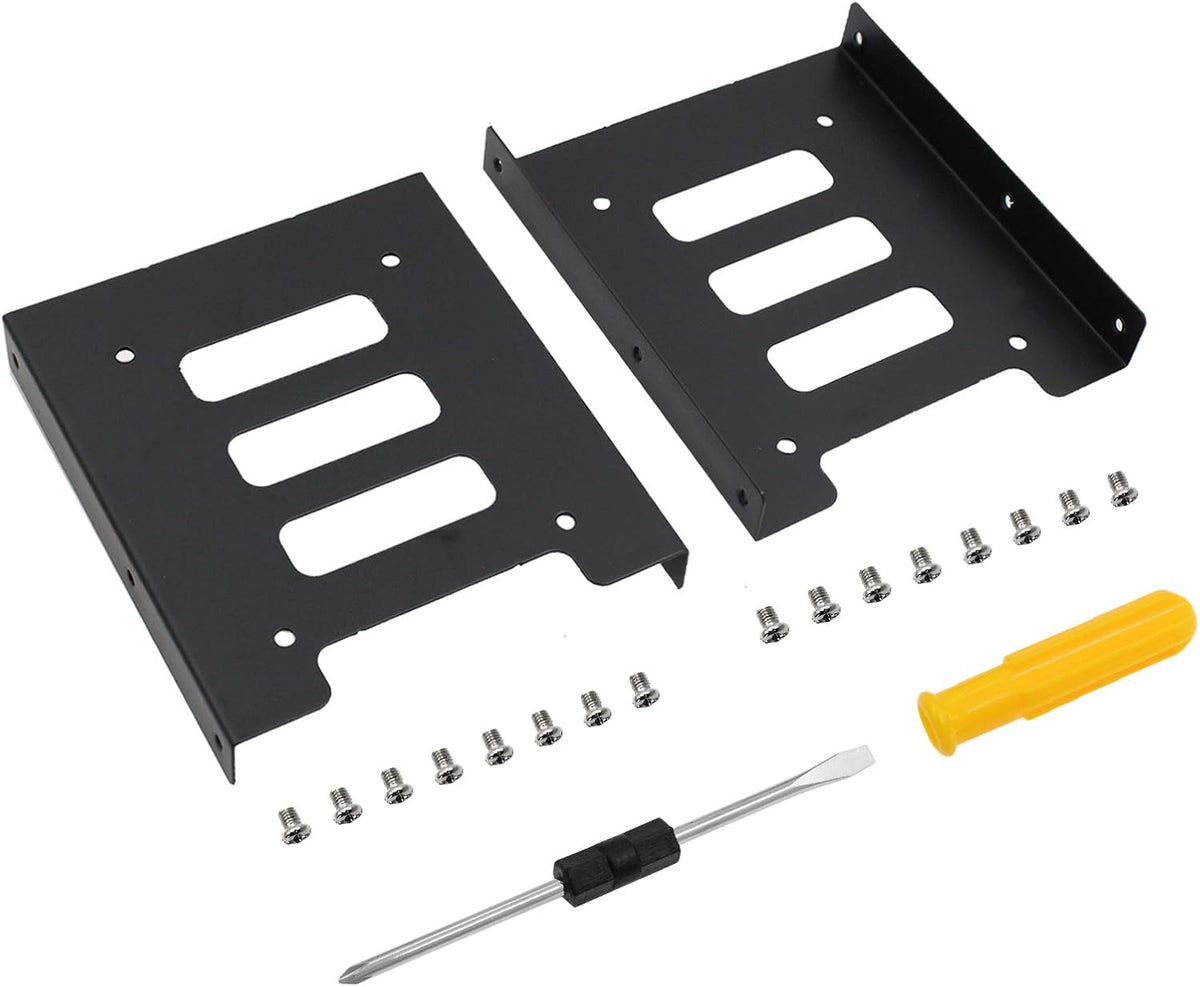 2.5" to 3.5" SSD HDD Mounting Bracket Adapter, 8Pcs