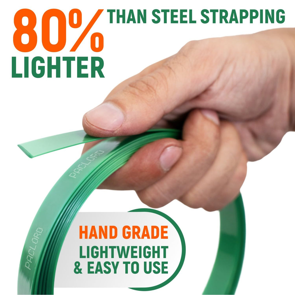 5/8" x 4000' Industrial-Grade Polyester (PET) Strapping Coil